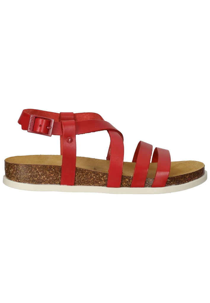 Kickers Pantoletten Leder Rot