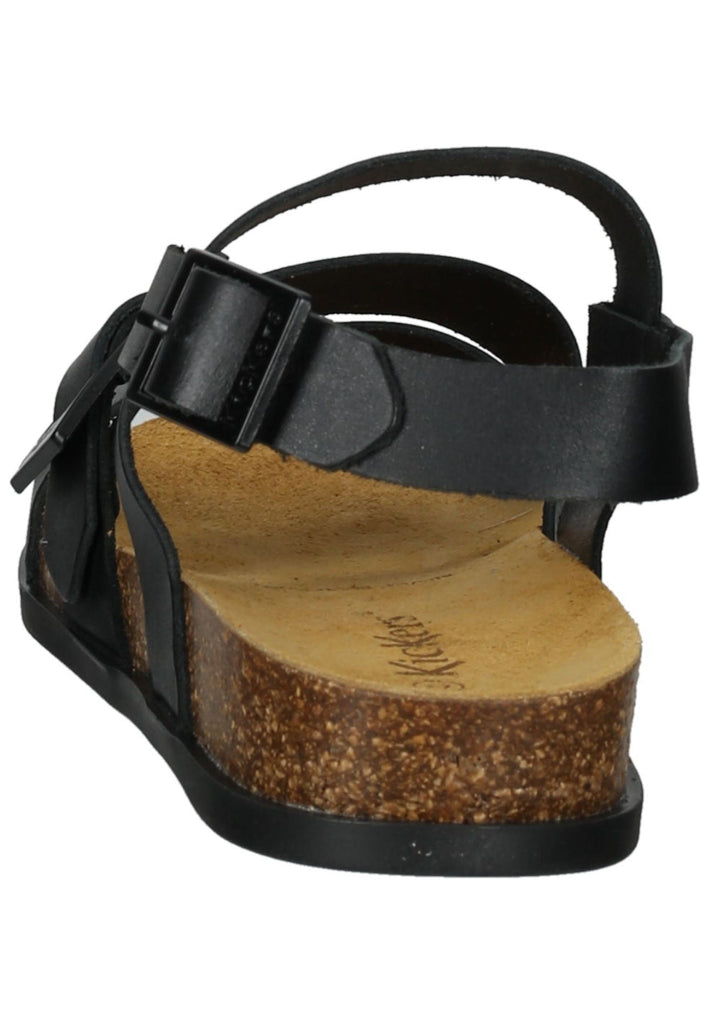 Kickers Pantoletten Leder Schwarz
