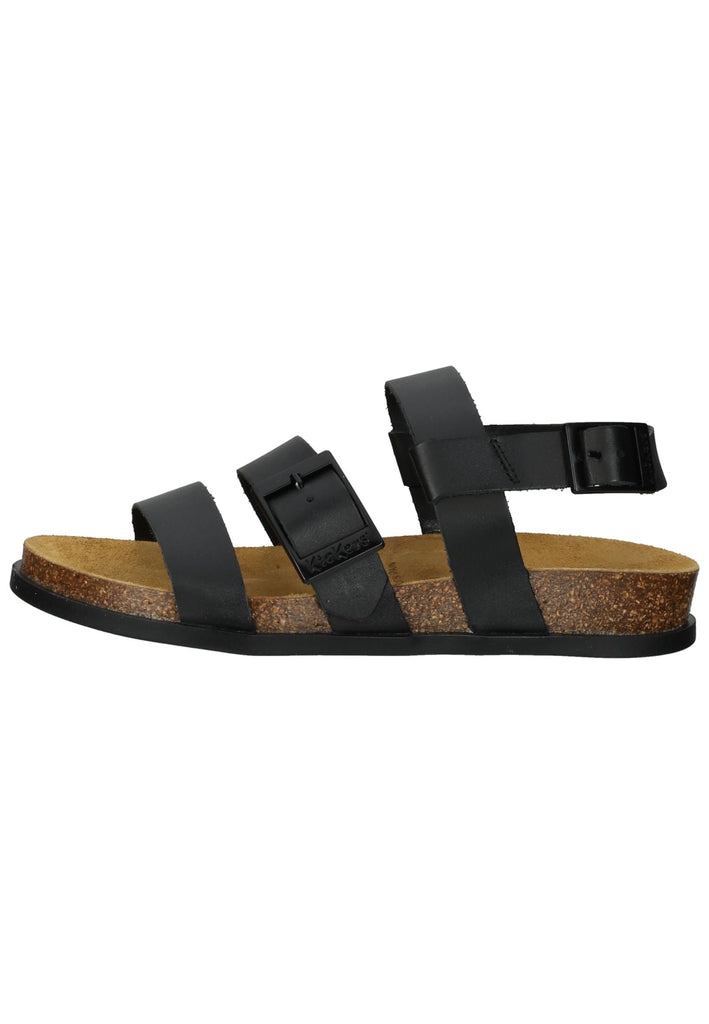 Kickers Pantoletten Leder Schwarz