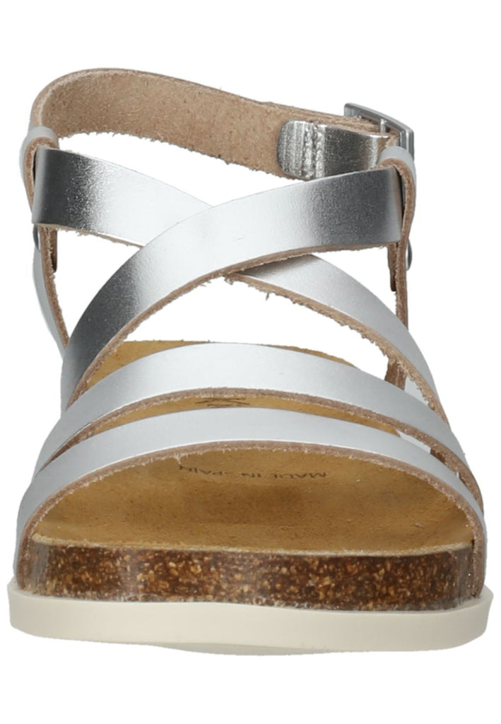 Kickers Pantoletten Leder Silber