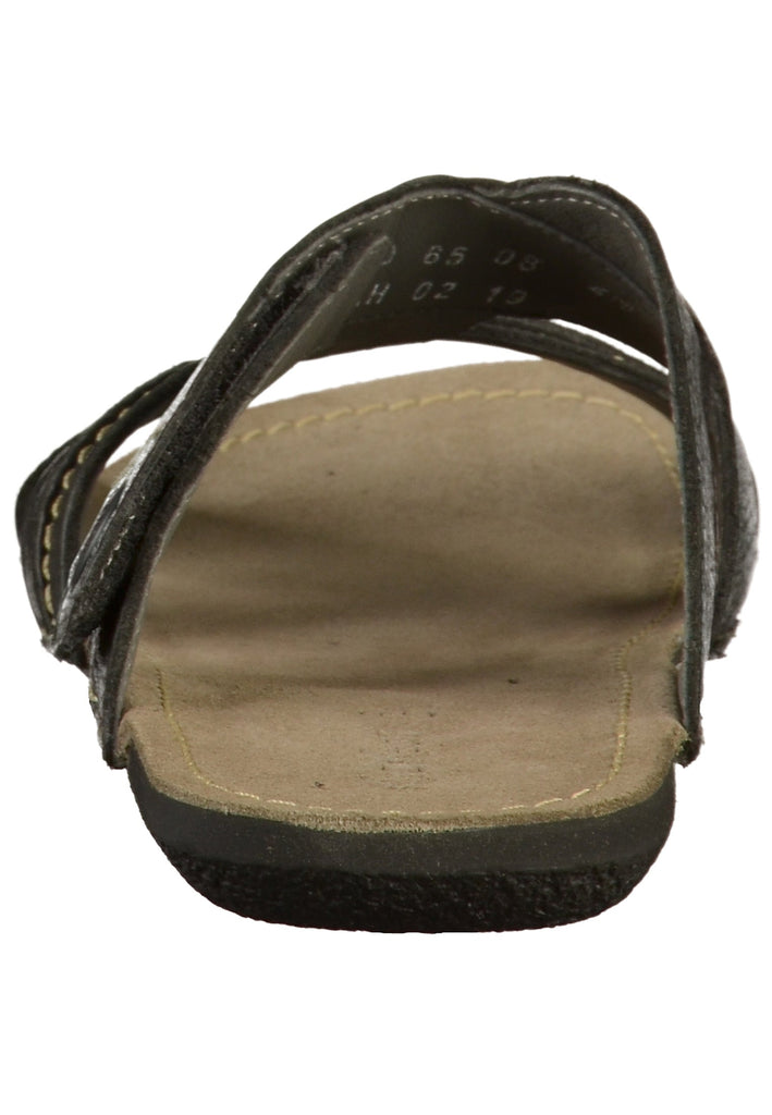 Kickers Pantoletten Nappaleder Schwarz