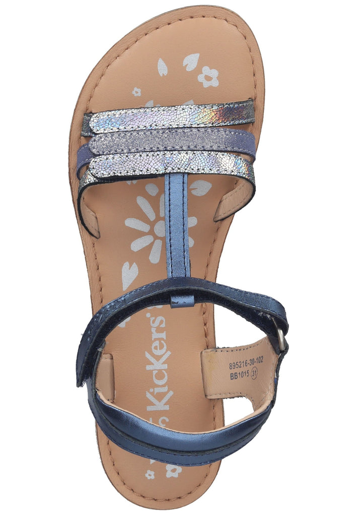 Kickers Sandalen Leder Blau