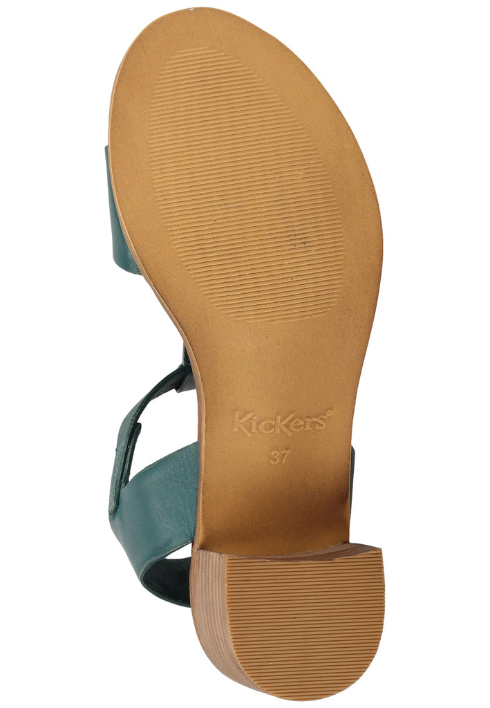 Kickers Sandalen Leder Blau/Grün