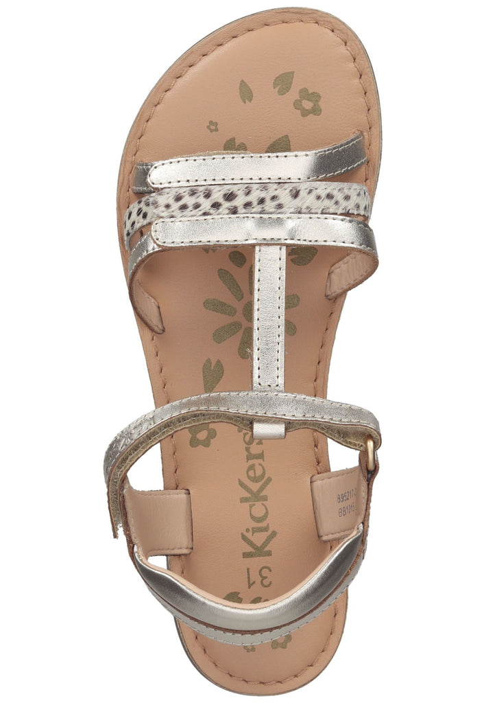 Kickers Sandalen Leder Braun