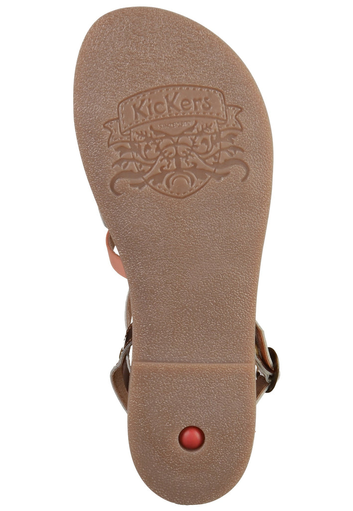 Kickers Sandalen Leder Bronze