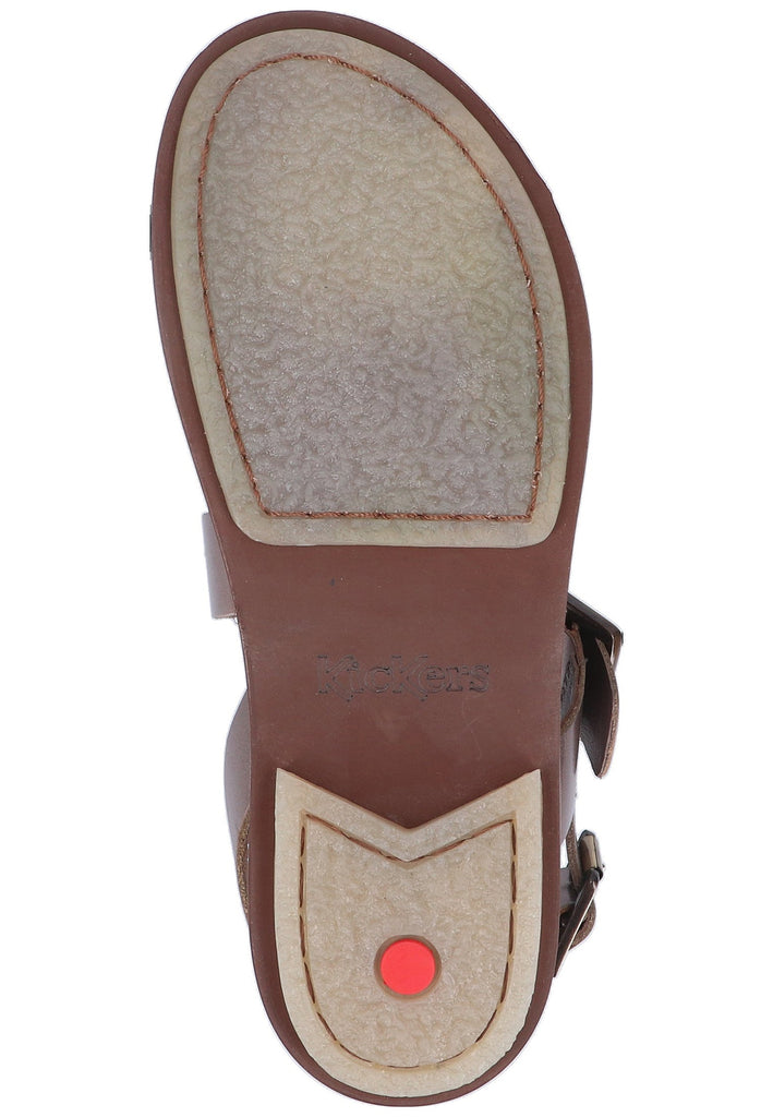 Kickers Sandalen Leder Bronze