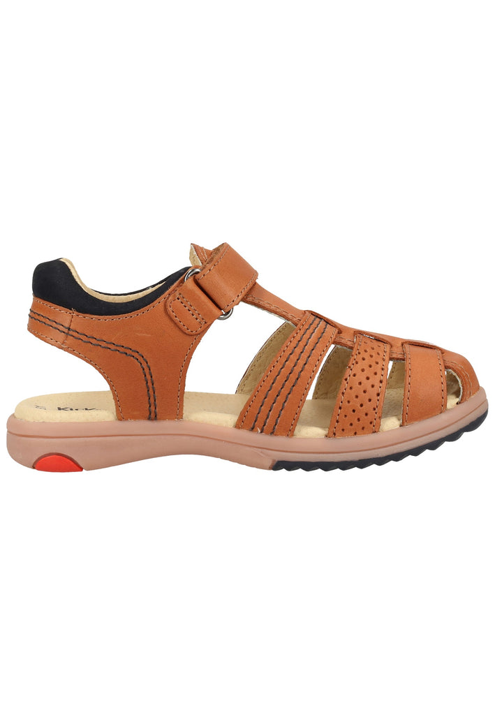 Kickers Sandalen Leder Camel