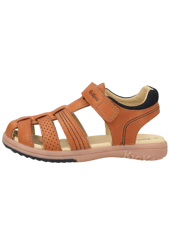 Kickers Sandalen Leder Camel