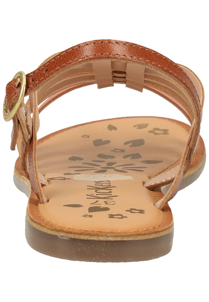 Kickers Sandalen Leder Camel
