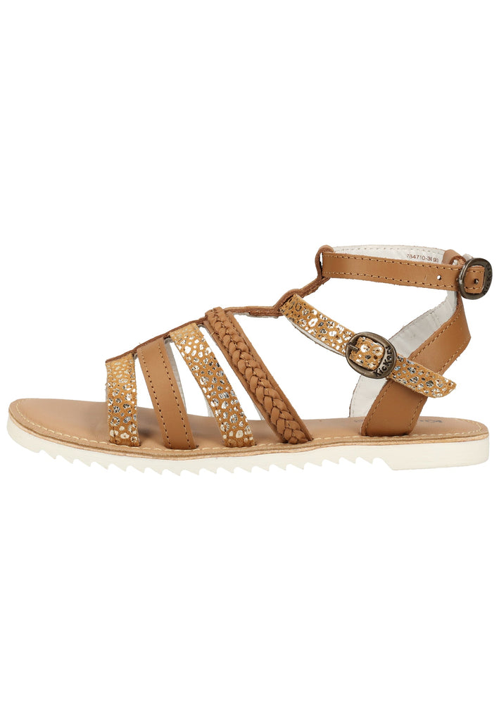 Kickers Sandalen Leder Camel