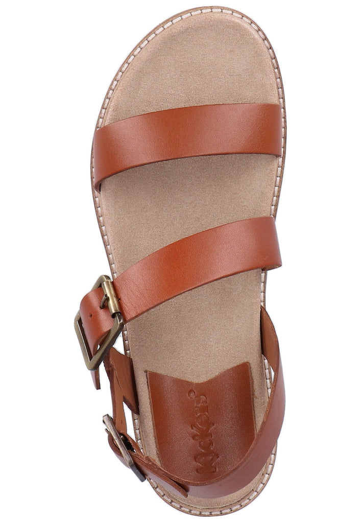 Kickers Sandalen Leder Camel
