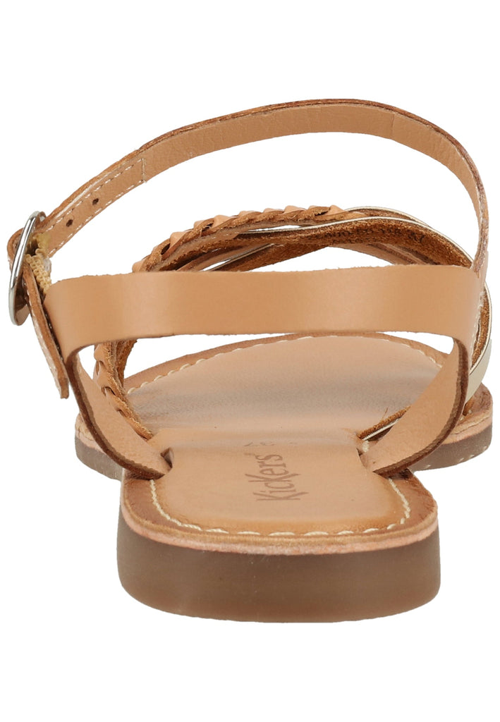 Kickers Sandalen Leder Camel