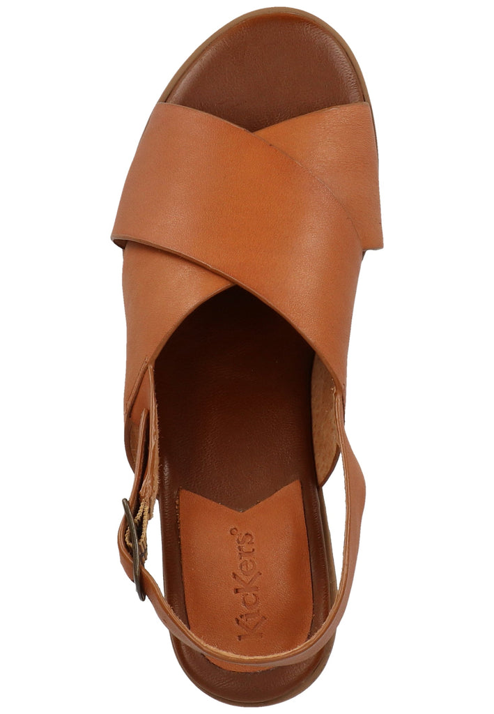 Kickers Sandalen Leder Camel
