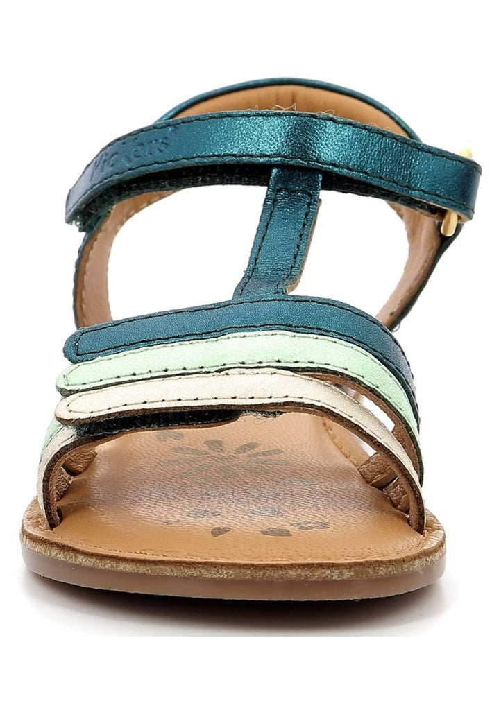 Kickers Sandalen Leder Dunkelgrün