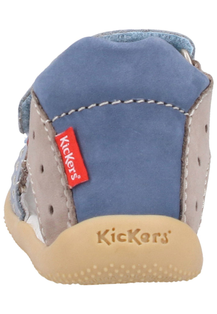 Kickers Sandalen Leder Grau/Blau