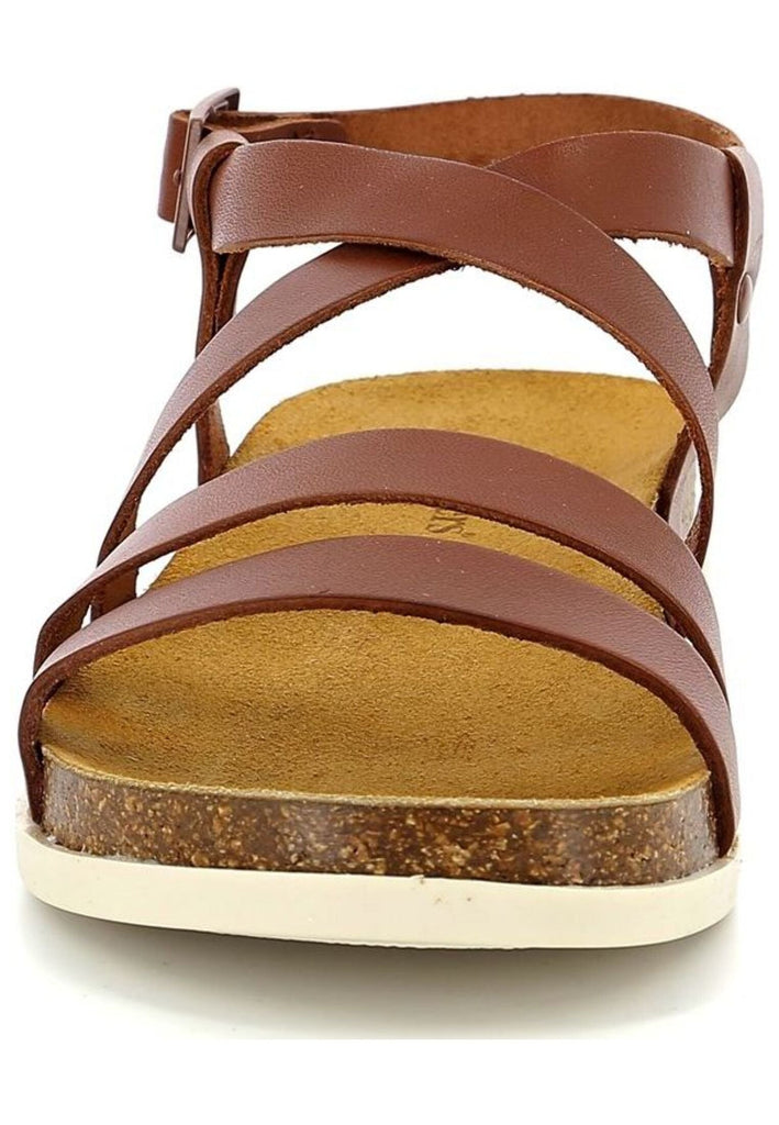 Kickers Sandalen Leder Hellbraun
