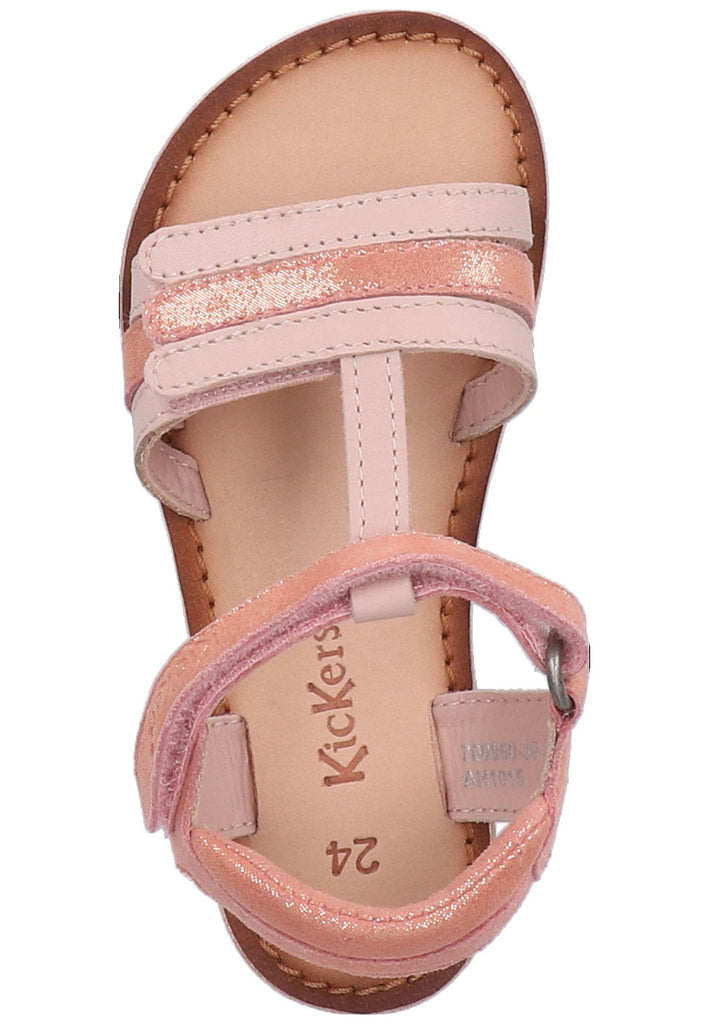 Kickers Sandalen Leder Rose