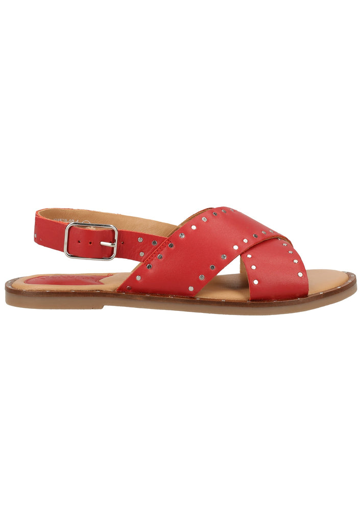 Kickers Sandalen Leder Rot
