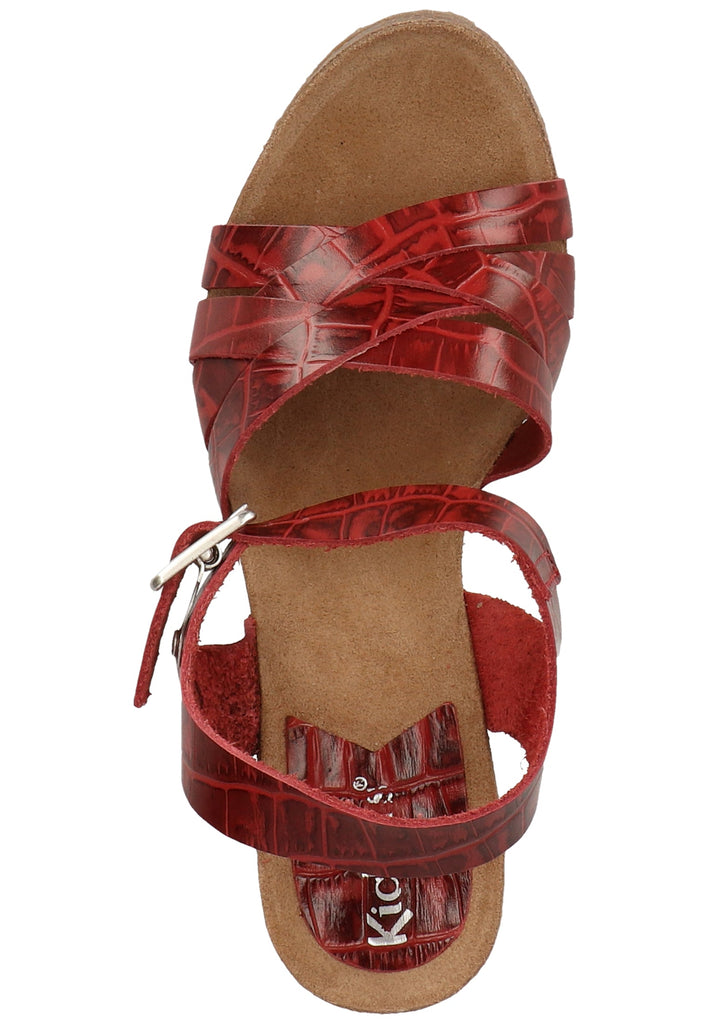 Kickers Sandalen Leder Rot