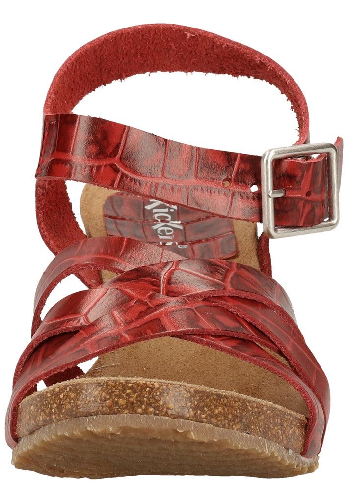 Kickers Sandalen Leder Rot
