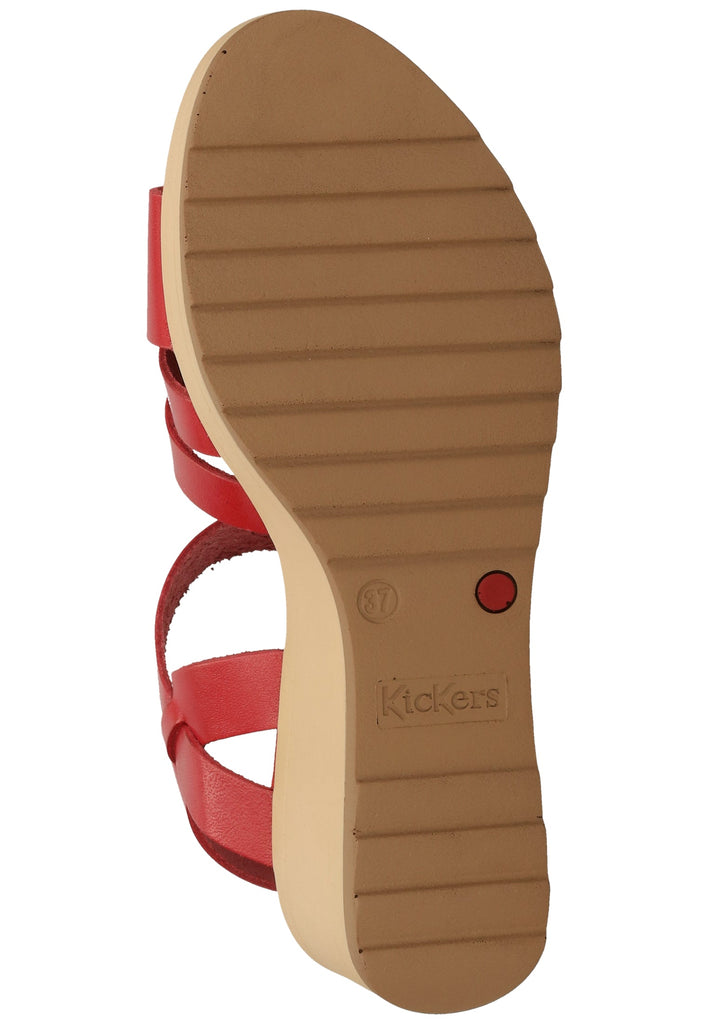 Kickers Sandalen Leder Rot