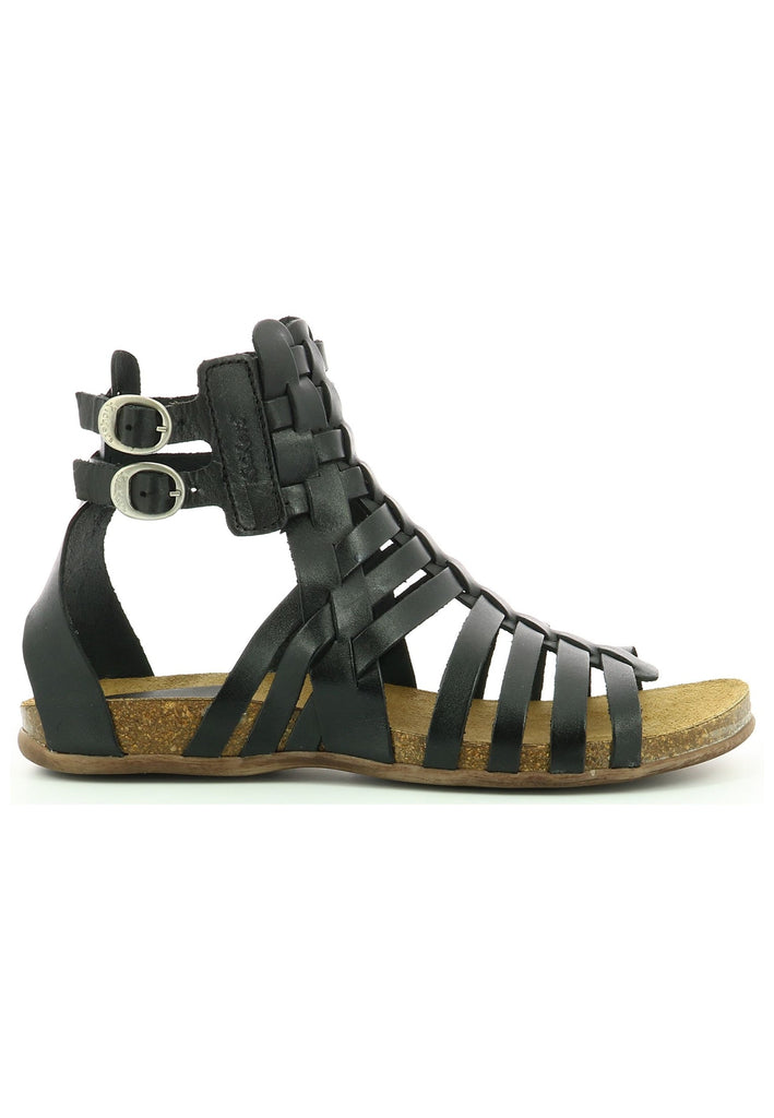 Kickers Sandalen Leder Schwarz