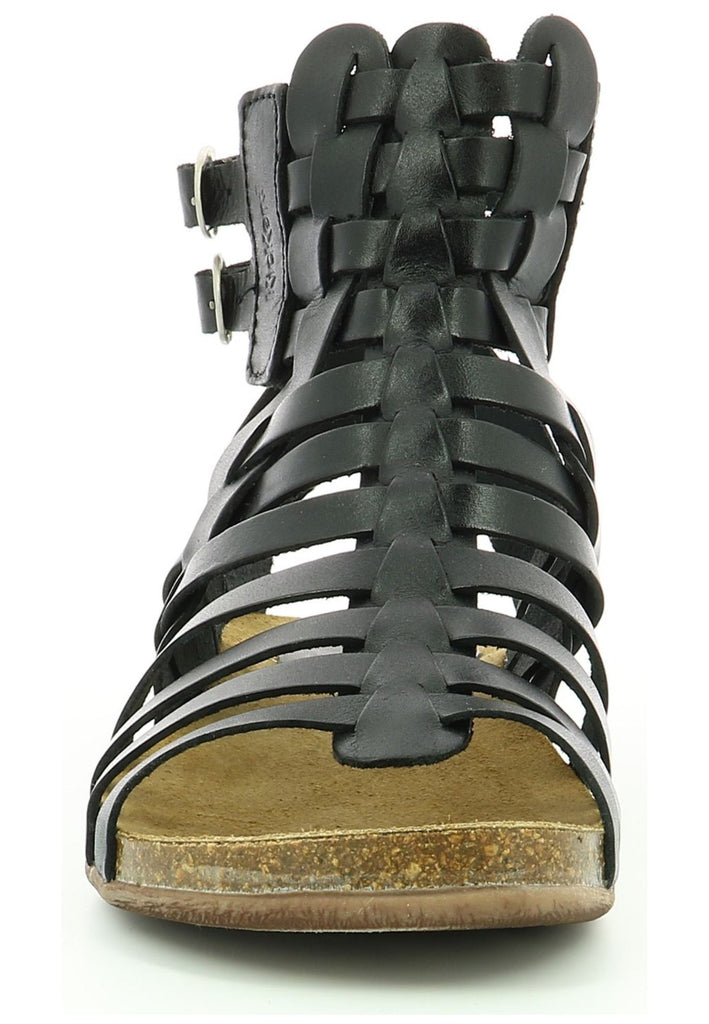 Kickers Sandalen Leder Schwarz