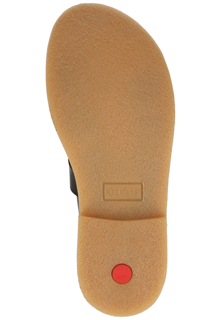 Kickers Sandalen Leder Schwarz