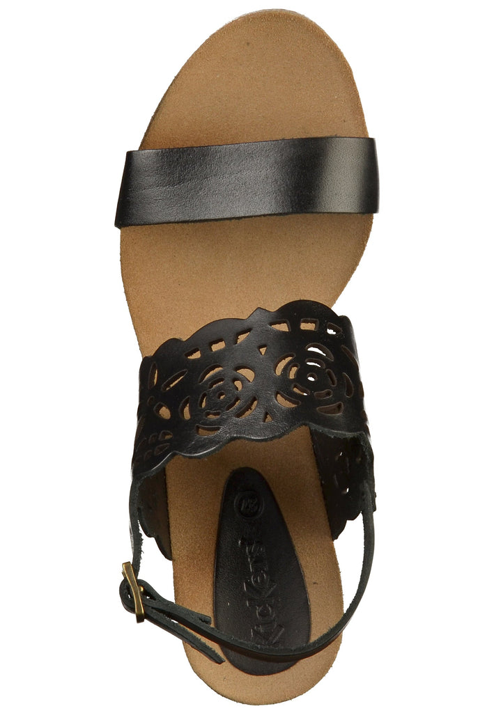 Kickers Sandalen Leder Schwarz