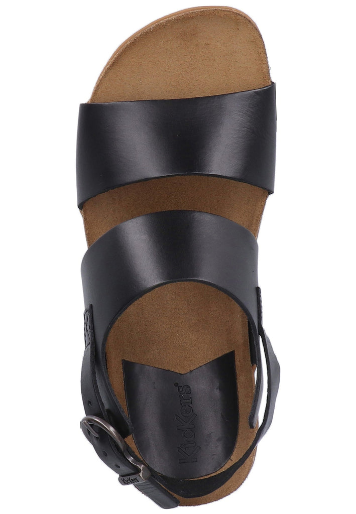Kickers Sandalen Leder Schwarz