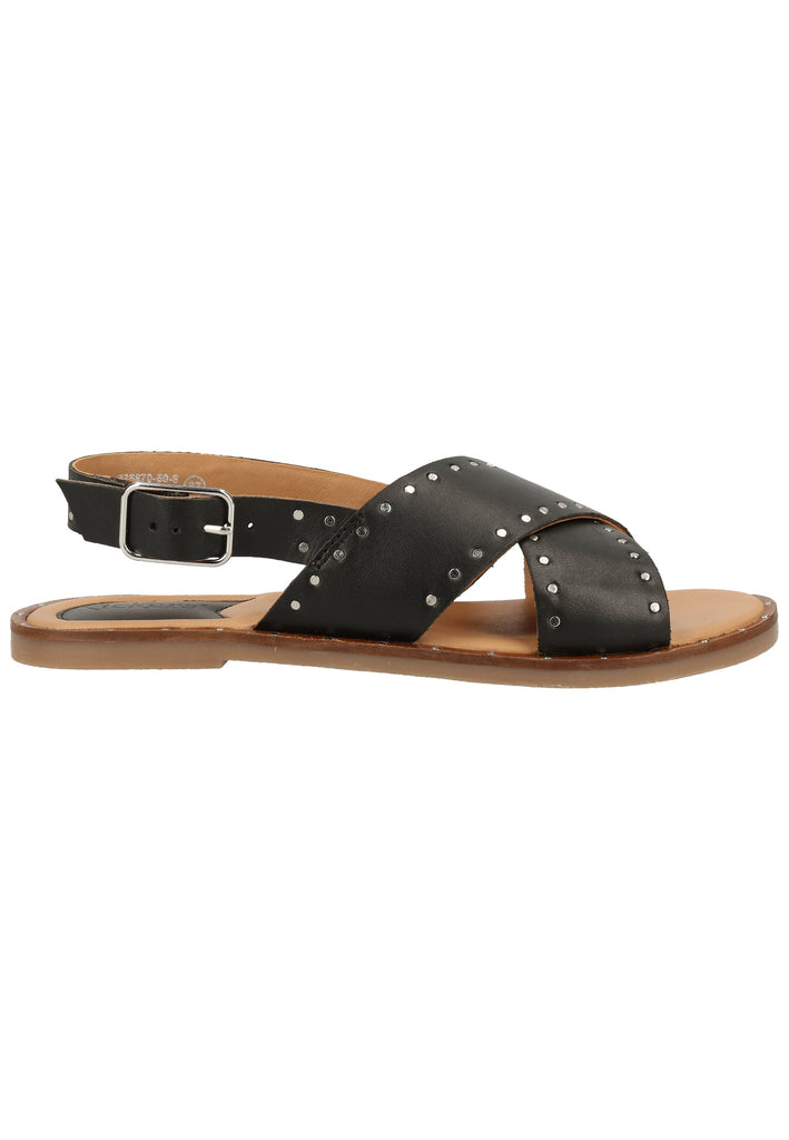 Kickers Sandalen Leder Schwarz