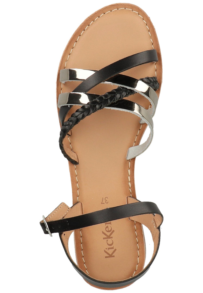 Kickers Sandalen Leder Schwarz