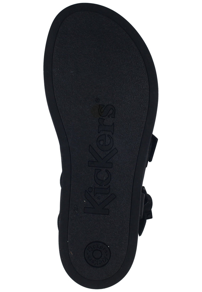 Kickers Sandalen Leder Schwarz