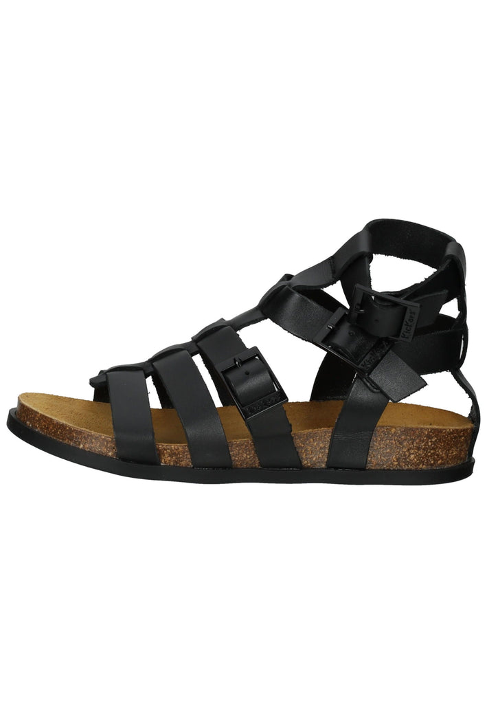 Kickers Sandalen Leder Schwarz