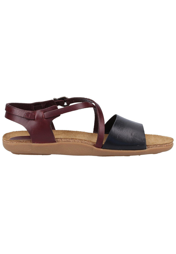 Kickers Sandalen Leder Schwarz/Rot