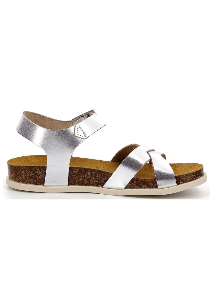 Kickers Sandalen Leder Silber