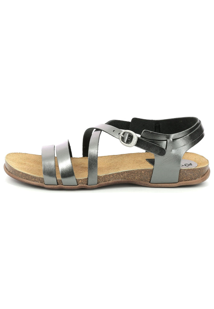 Kickers Sandalen Leder Silber