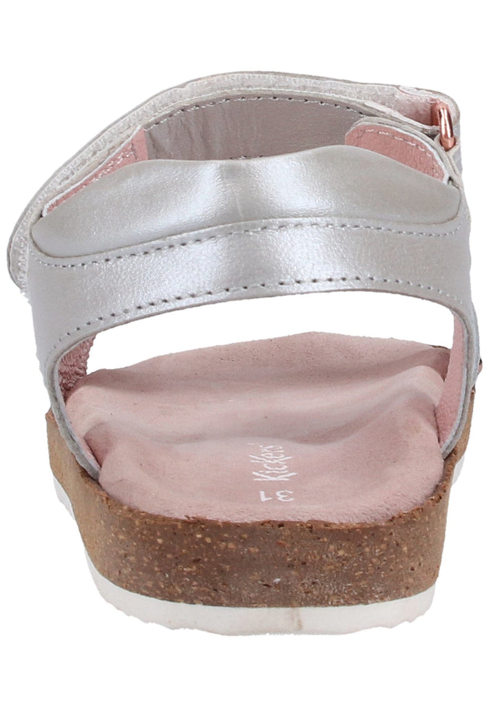 Kickers Sandalen Leder Silber