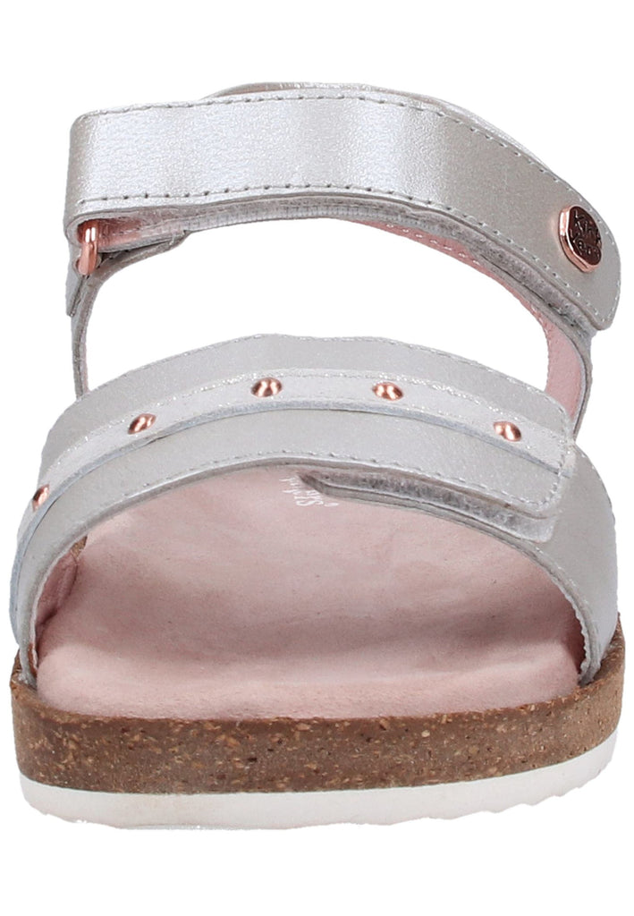 Kickers Sandalen Leder Silber