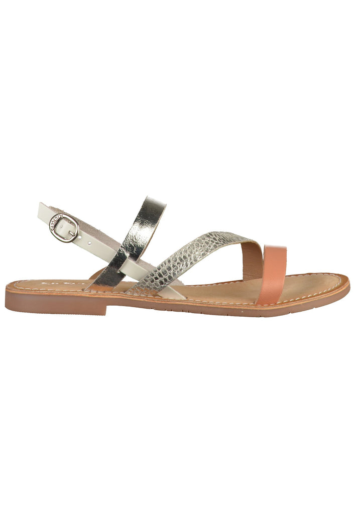 Kickers Sandalen Leder Silber