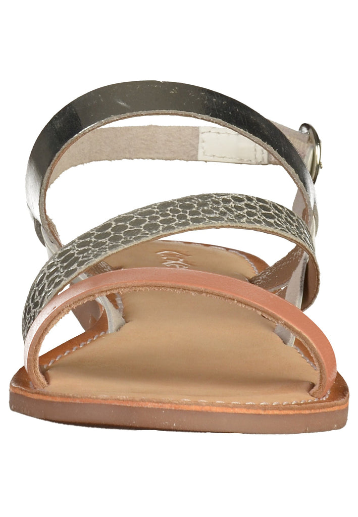 Kickers Sandalen Leder Silber