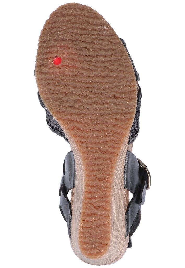 Kickers Sandalen Leder/Textil Schwarz