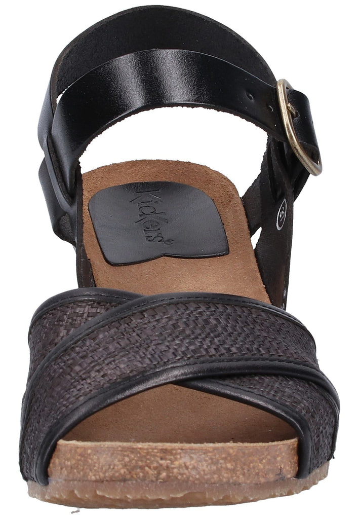 Kickers Sandalen Leder/Textil Schwarz