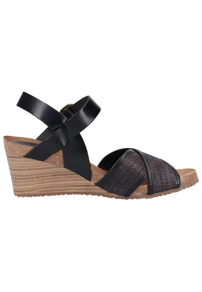 Kickers Sandalen Leder/Textil Schwarz