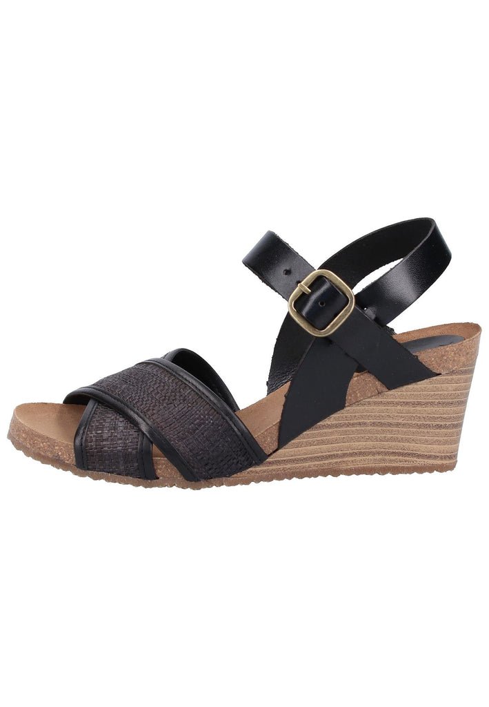 Kickers Sandalen Leder/Textil Schwarz