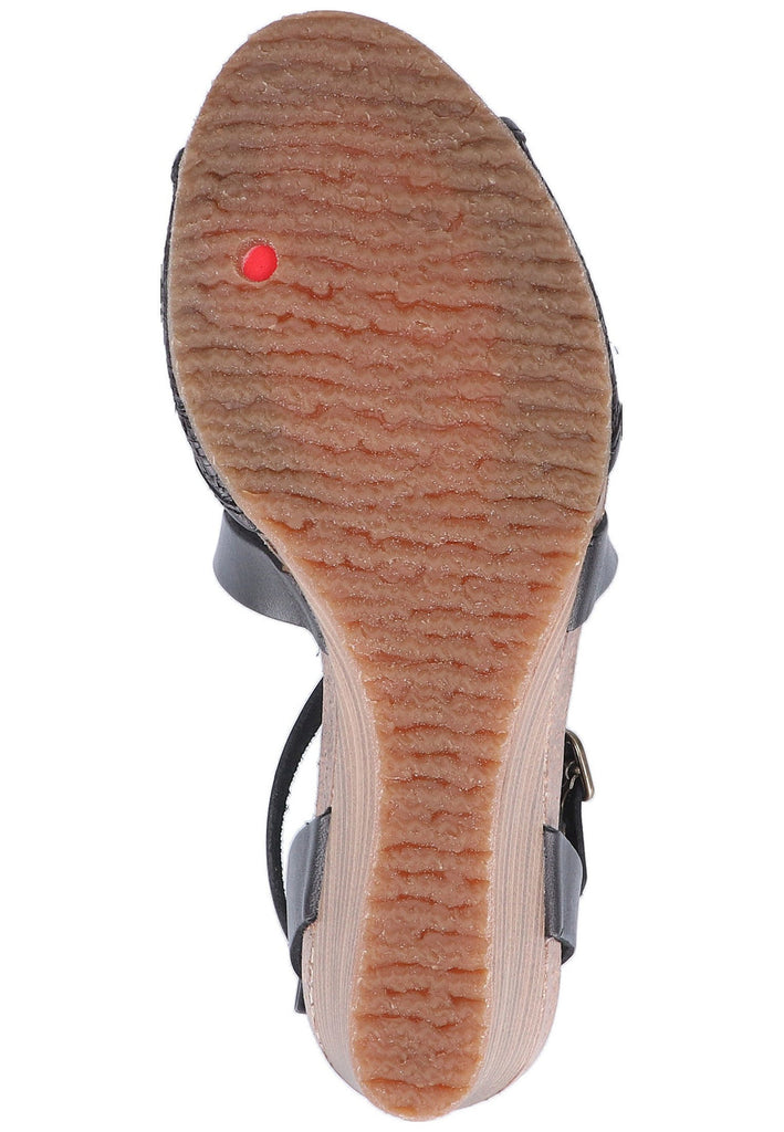 Kickers Sandalen Leder/Textil Schwarz