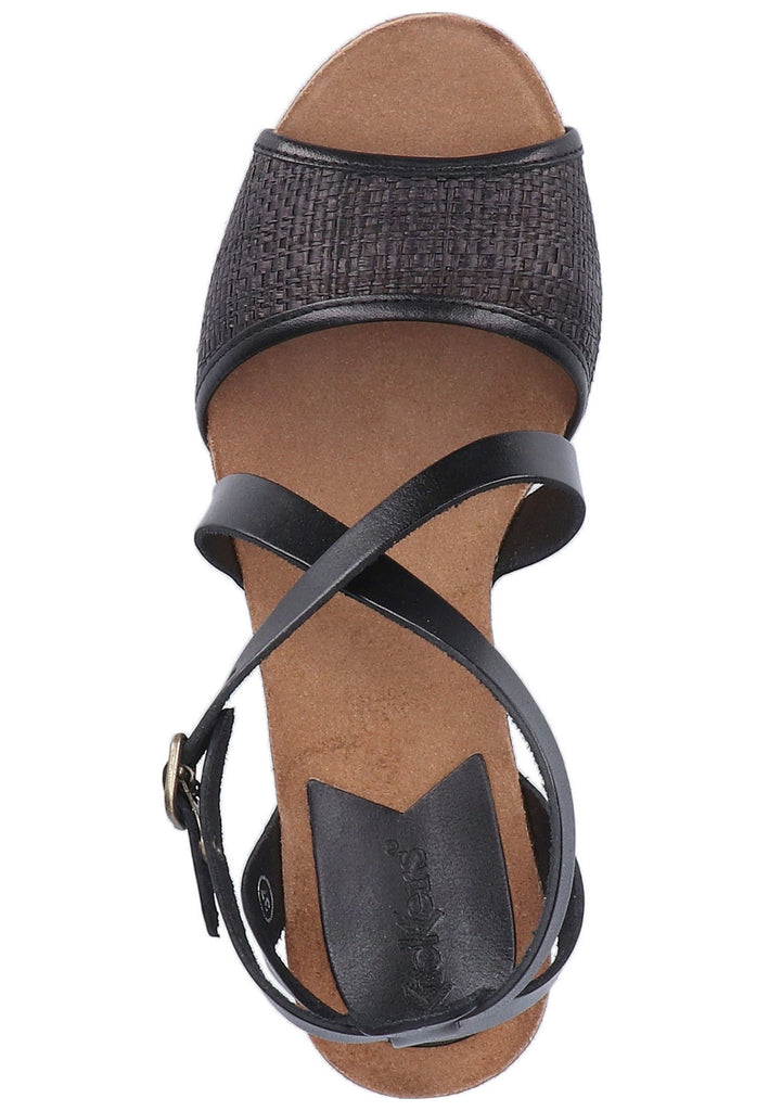 Kickers Sandalen Leder/Textil Schwarz