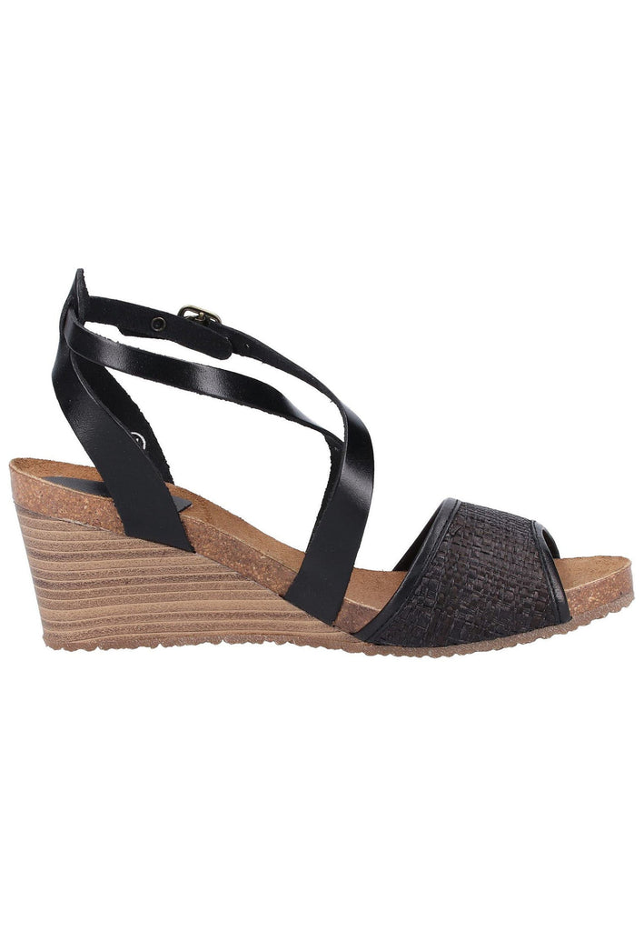 Kickers Sandalen Leder/Textil Schwarz