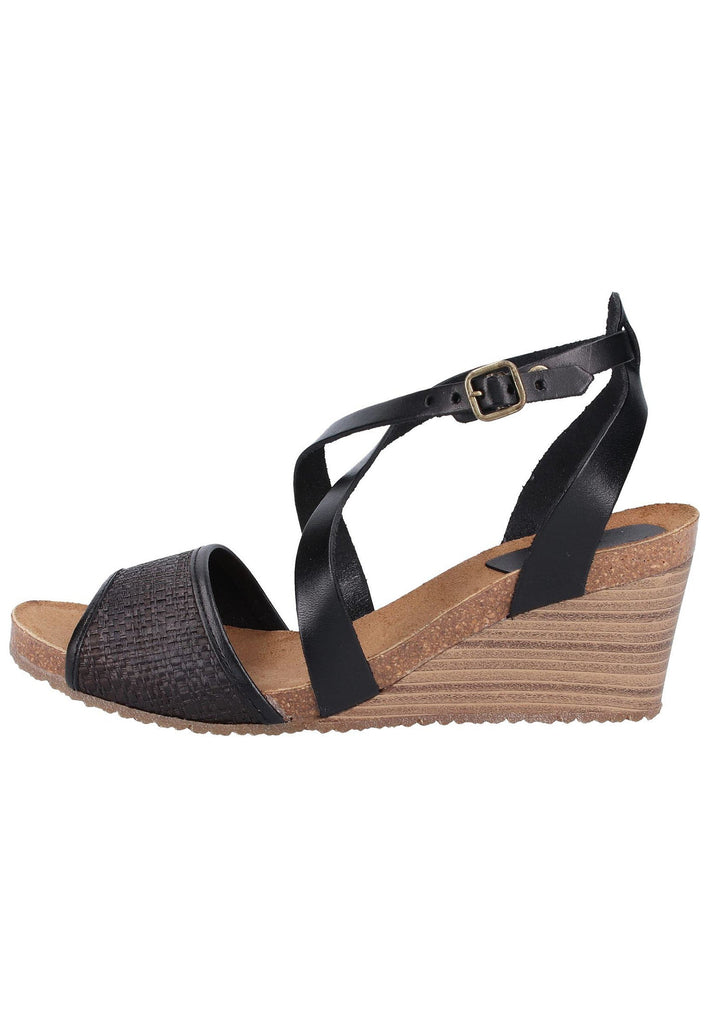 Kickers Sandalen Leder/Textil Schwarz