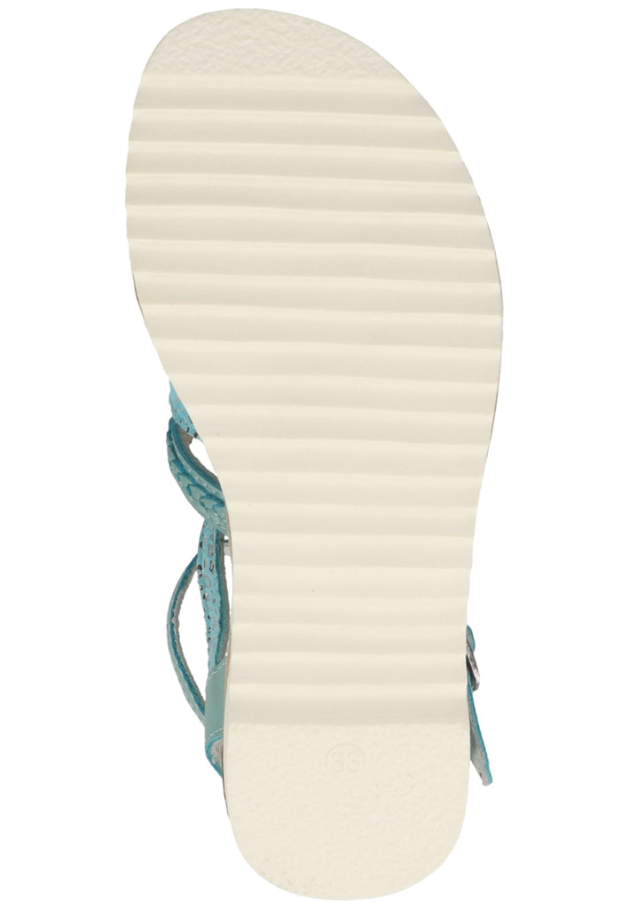 Kickers Sandalen Leder Türkis